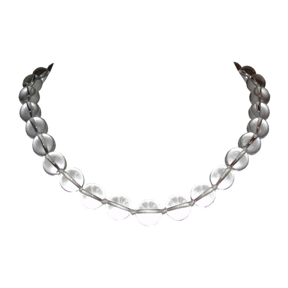 Small Pools of Light Rock Crystal Quartz Bead Prin